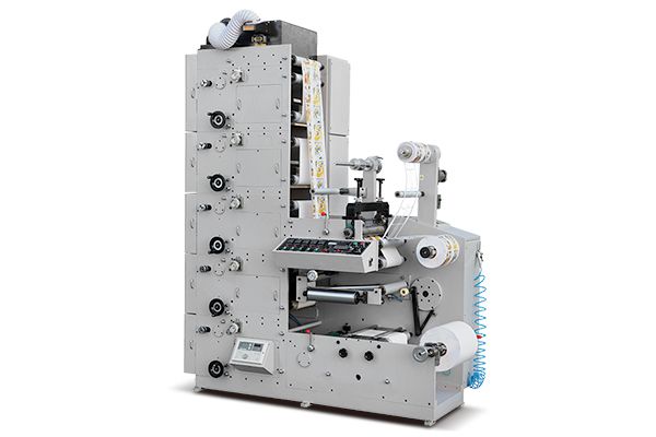Flexo Printing Machine with Single Rotary Die Cutting Station, ZBS-450
