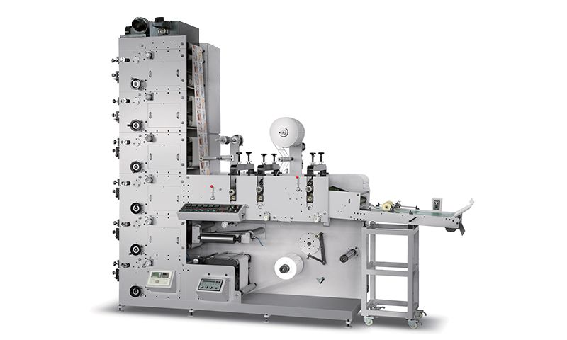 Flexo Printing Machine with Tripe Rotary Die Cutting Stations, ZBS-320G