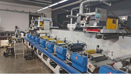 ZJR-350G Flexographic Press Installation for Tipografija Maxiprint, Belarus