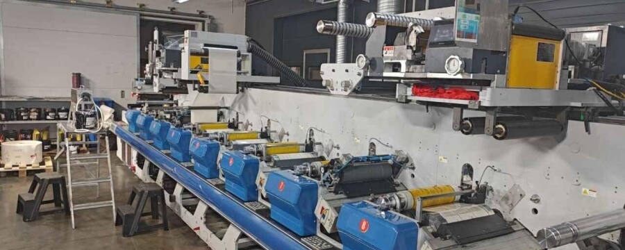 ZJR-350G Flexographic Press Installation for Tipografija Maxiprint, Belarus