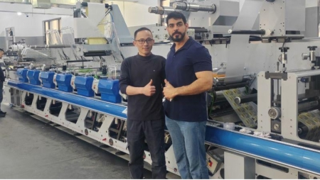 ZJR-450G 8-Color Flexographic Press Installation for Al Sabagh, Iraq